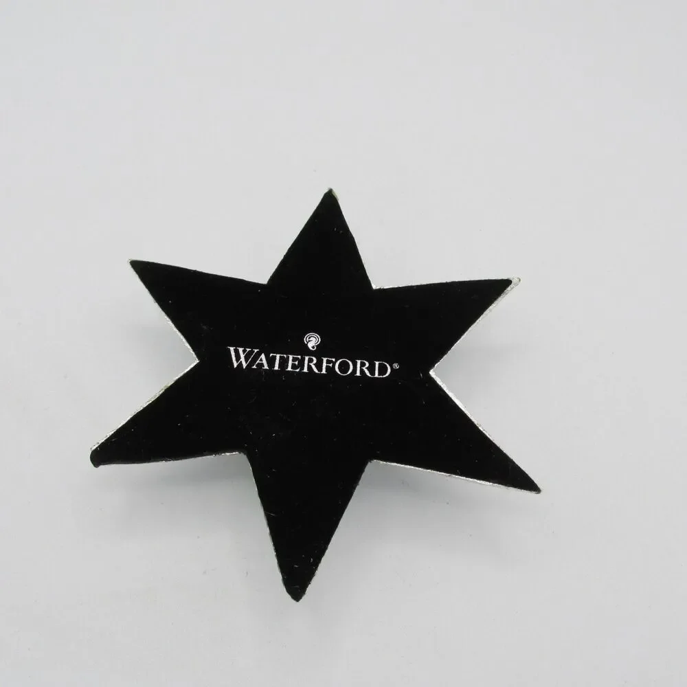 2003 WATERFORD Silver Plated Star Christmas Ornament Stand Hanger 142173